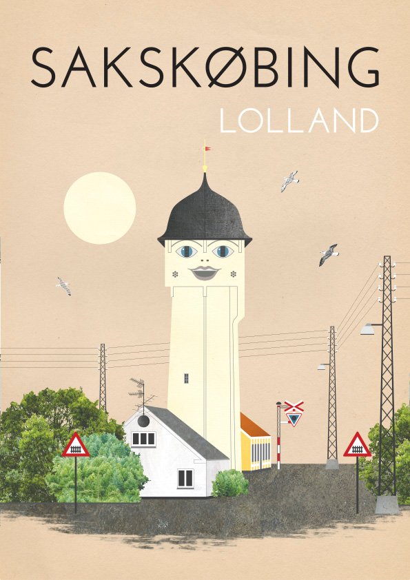 Sakskøbing 2  /  30x42 cm