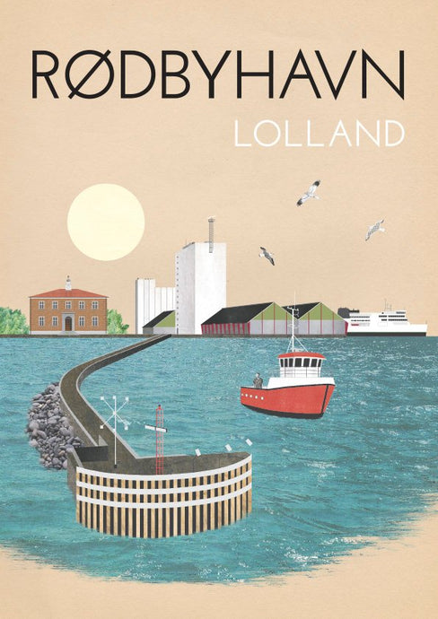 Rødbyhavn / 30x42 cm