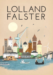 Lolland Falster / 30x42 cm