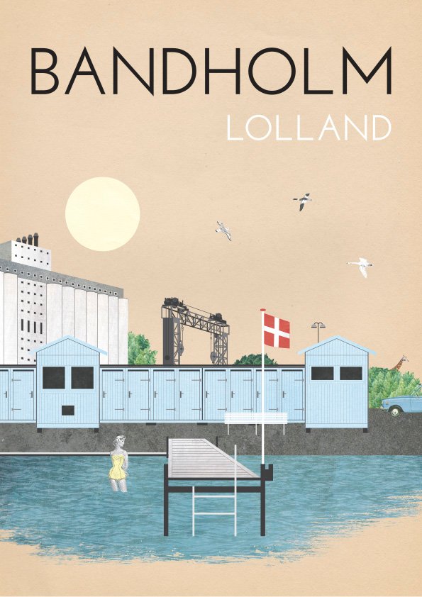Bandholm / 30x42 cm